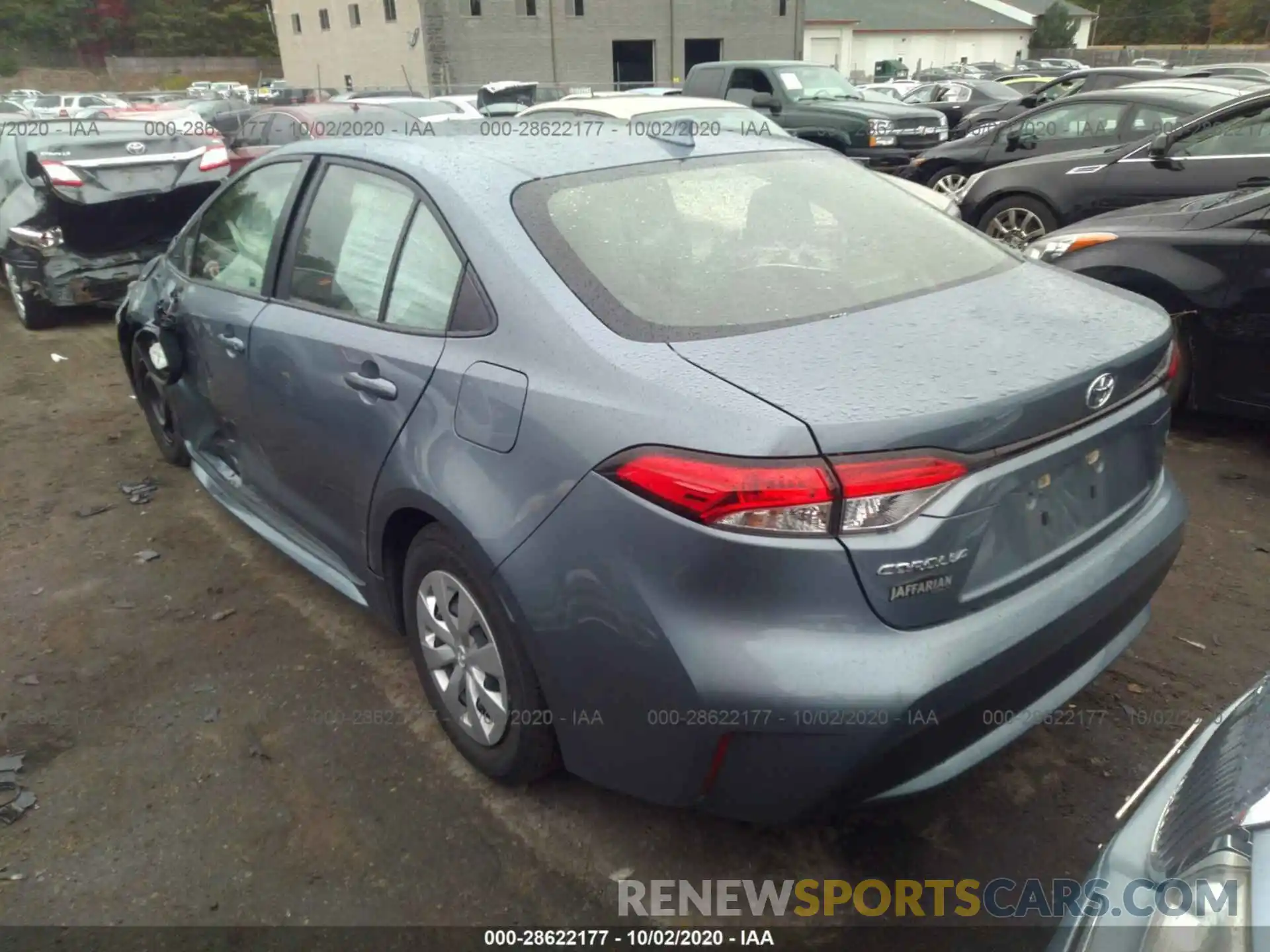 3 Photograph of a damaged car JTDDPRAE6LJ007903 TOYOTA COROLLA 2020