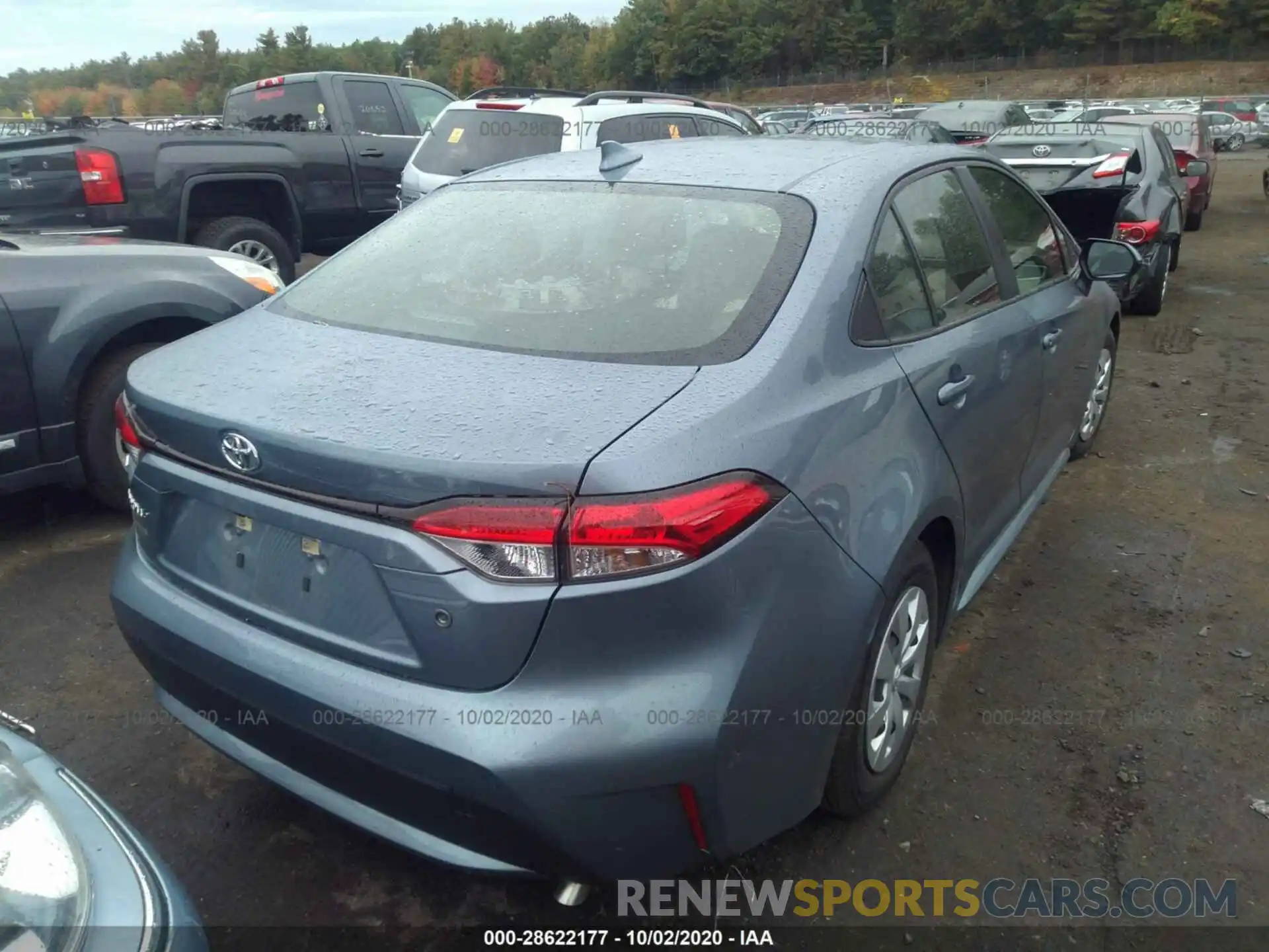 4 Photograph of a damaged car JTDDPRAE6LJ007903 TOYOTA COROLLA 2020