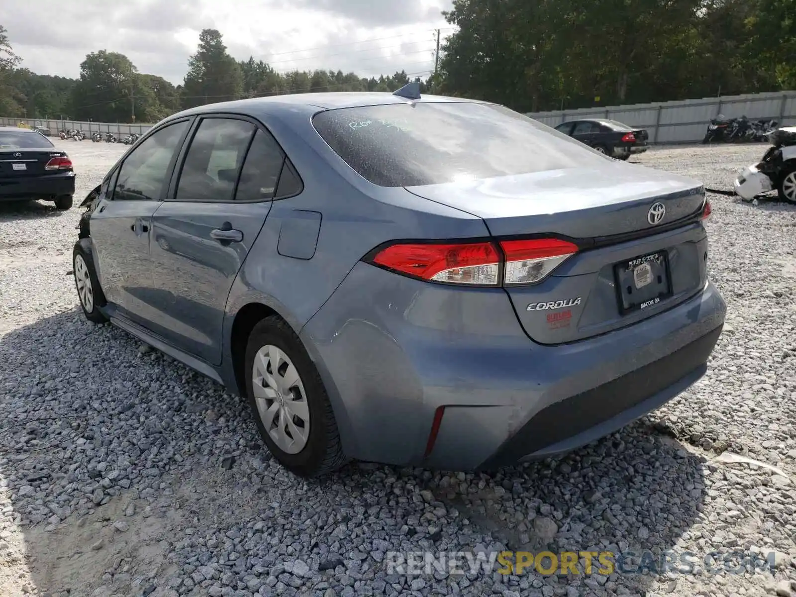 3 Photograph of a damaged car JTDDPRAE6LJ010672 TOYOTA COROLLA 2020