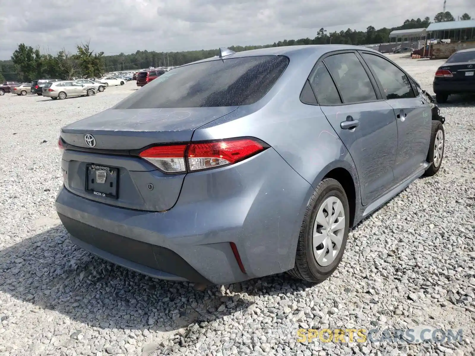 4 Photograph of a damaged car JTDDPRAE6LJ010672 TOYOTA COROLLA 2020