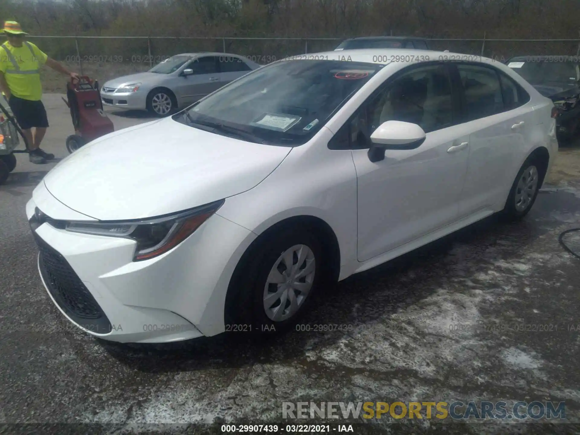 2 Photograph of a damaged car JTDDPRAE6LJ016830 TOYOTA COROLLA 2020