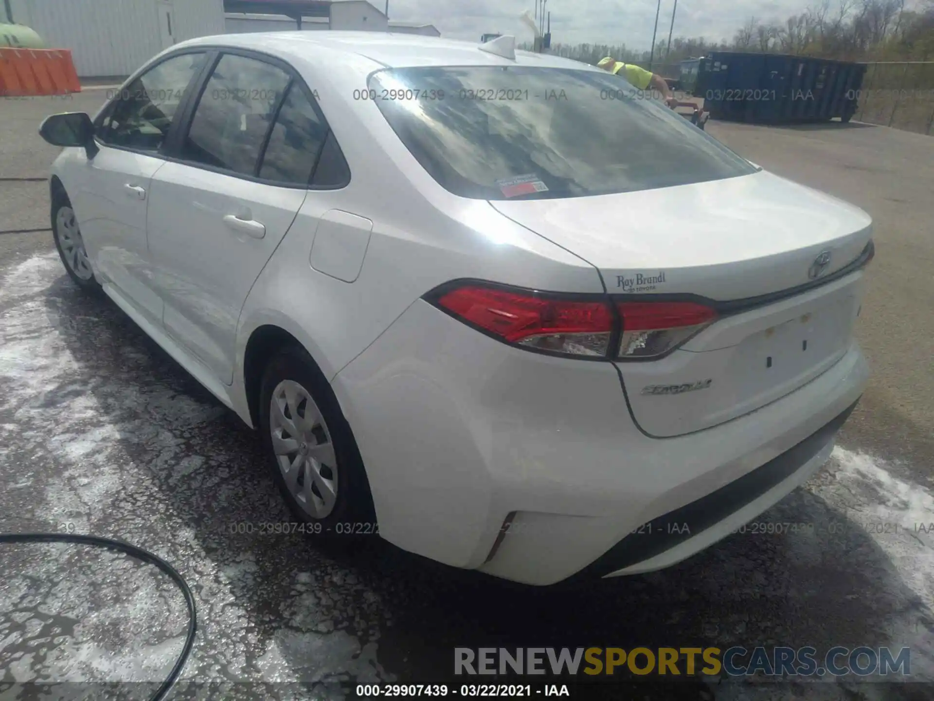 3 Photograph of a damaged car JTDDPRAE6LJ016830 TOYOTA COROLLA 2020