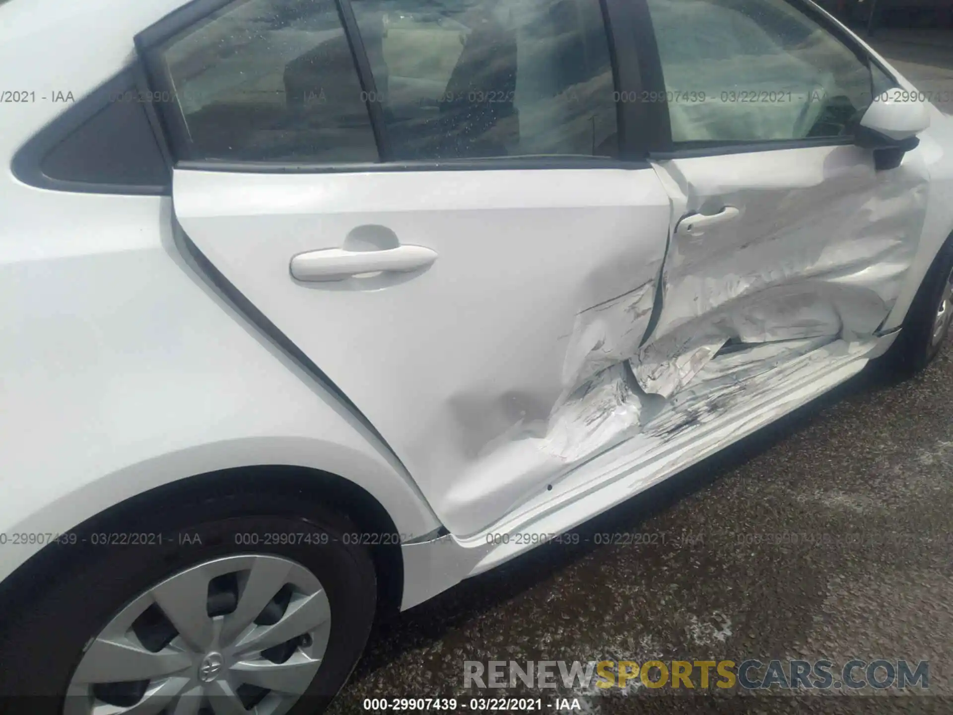 6 Photograph of a damaged car JTDDPRAE6LJ016830 TOYOTA COROLLA 2020