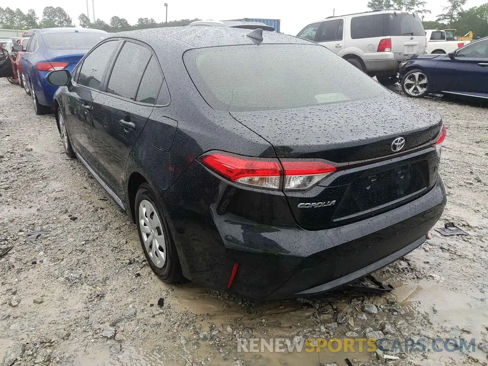 3 Photograph of a damaged car JTDDPRAE6LJ017072 TOYOTA COROLLA 2020