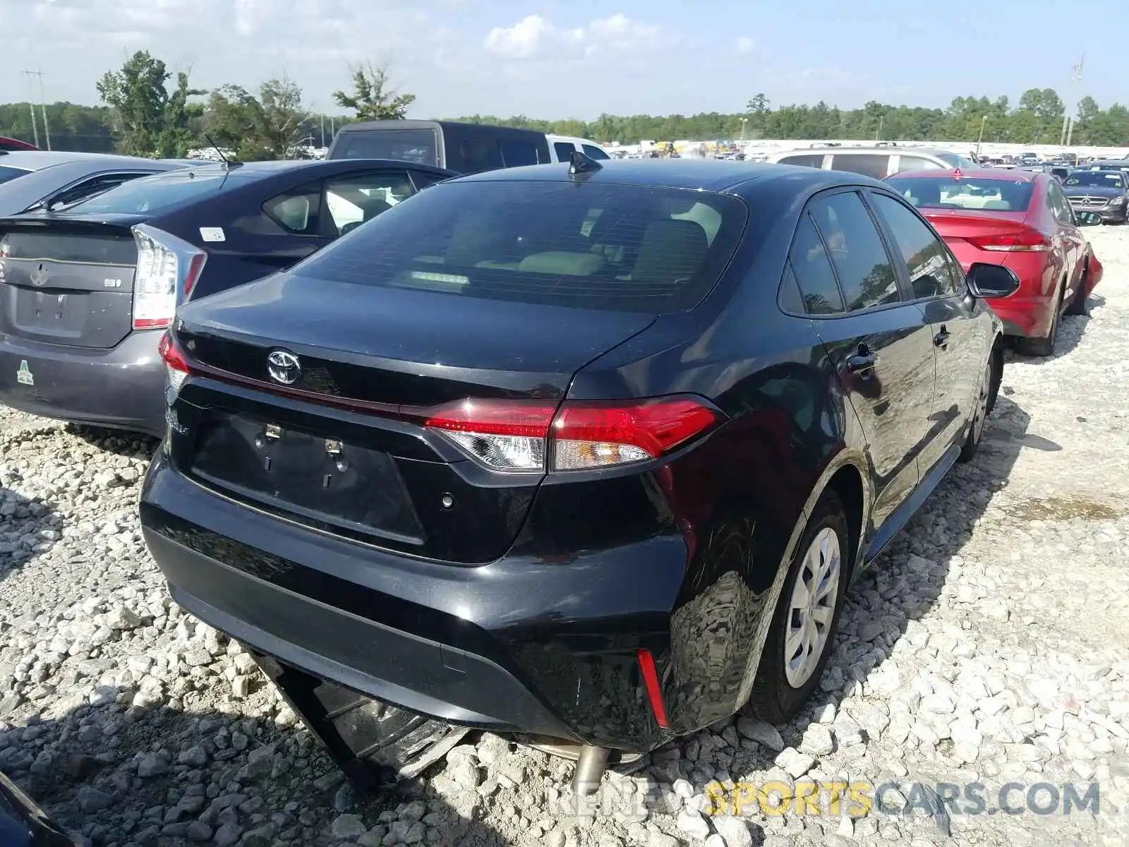 4 Photograph of a damaged car JTDDPRAE6LJ017072 TOYOTA COROLLA 2020