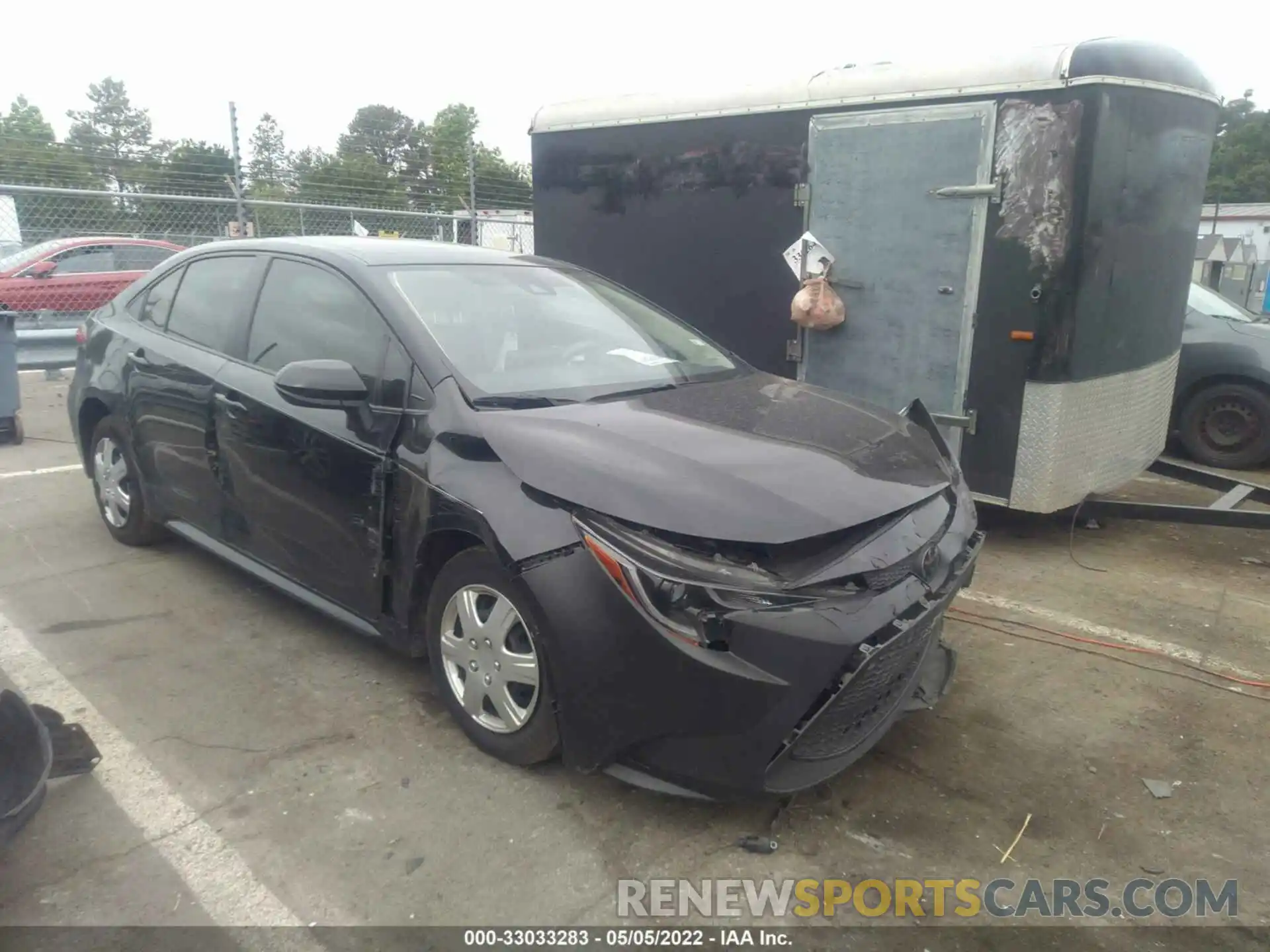 1 Photograph of a damaged car JTDDPRAE6LJ035152 TOYOTA COROLLA 2020