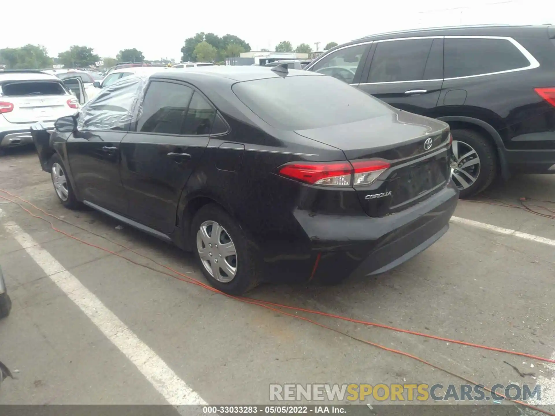 3 Photograph of a damaged car JTDDPRAE6LJ035152 TOYOTA COROLLA 2020