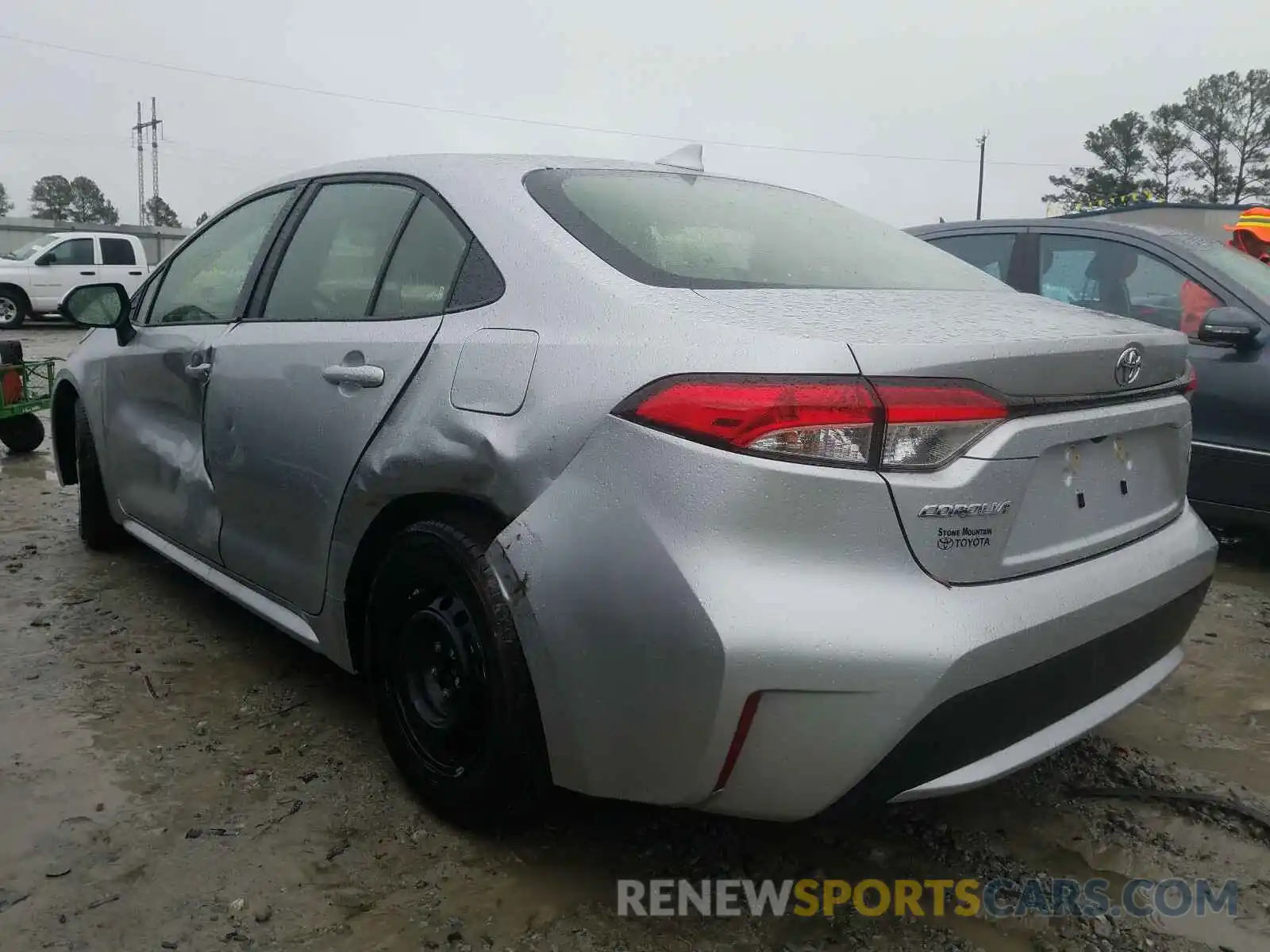 3 Photograph of a damaged car JTDDPRAE6LJ060312 TOYOTA COROLLA 2020