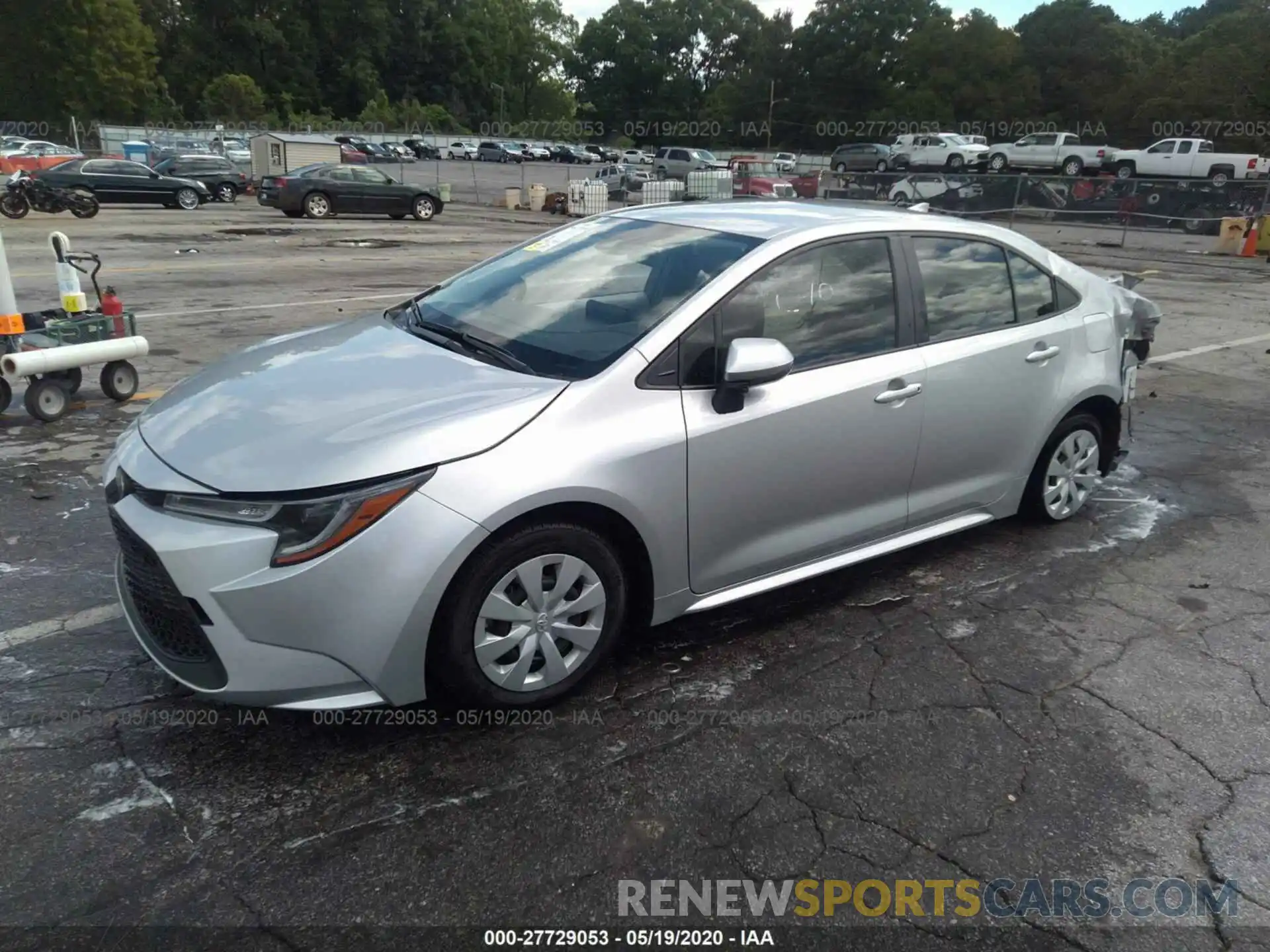 2 Photograph of a damaged car JTDDPRAE6LJ066322 TOYOTA COROLLA 2020