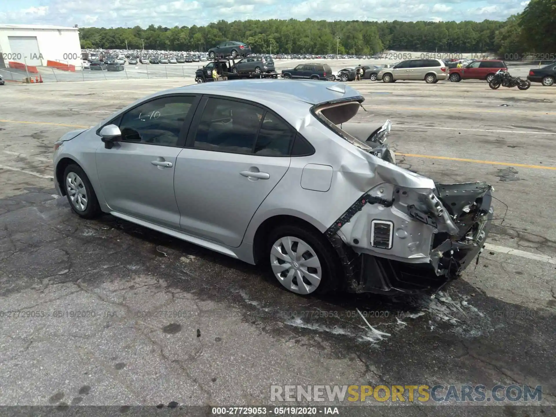 3 Photograph of a damaged car JTDDPRAE6LJ066322 TOYOTA COROLLA 2020