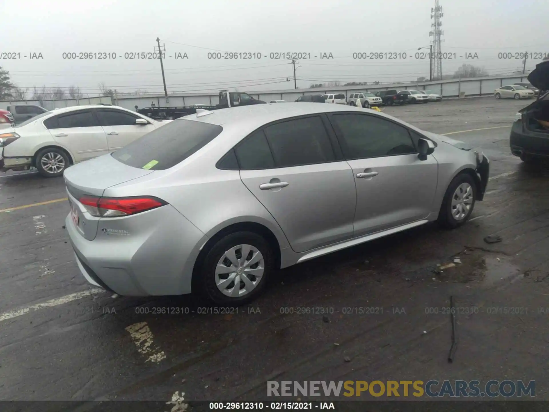 4 Photograph of a damaged car JTDDPRAE6LJ067275 TOYOTA COROLLA 2020