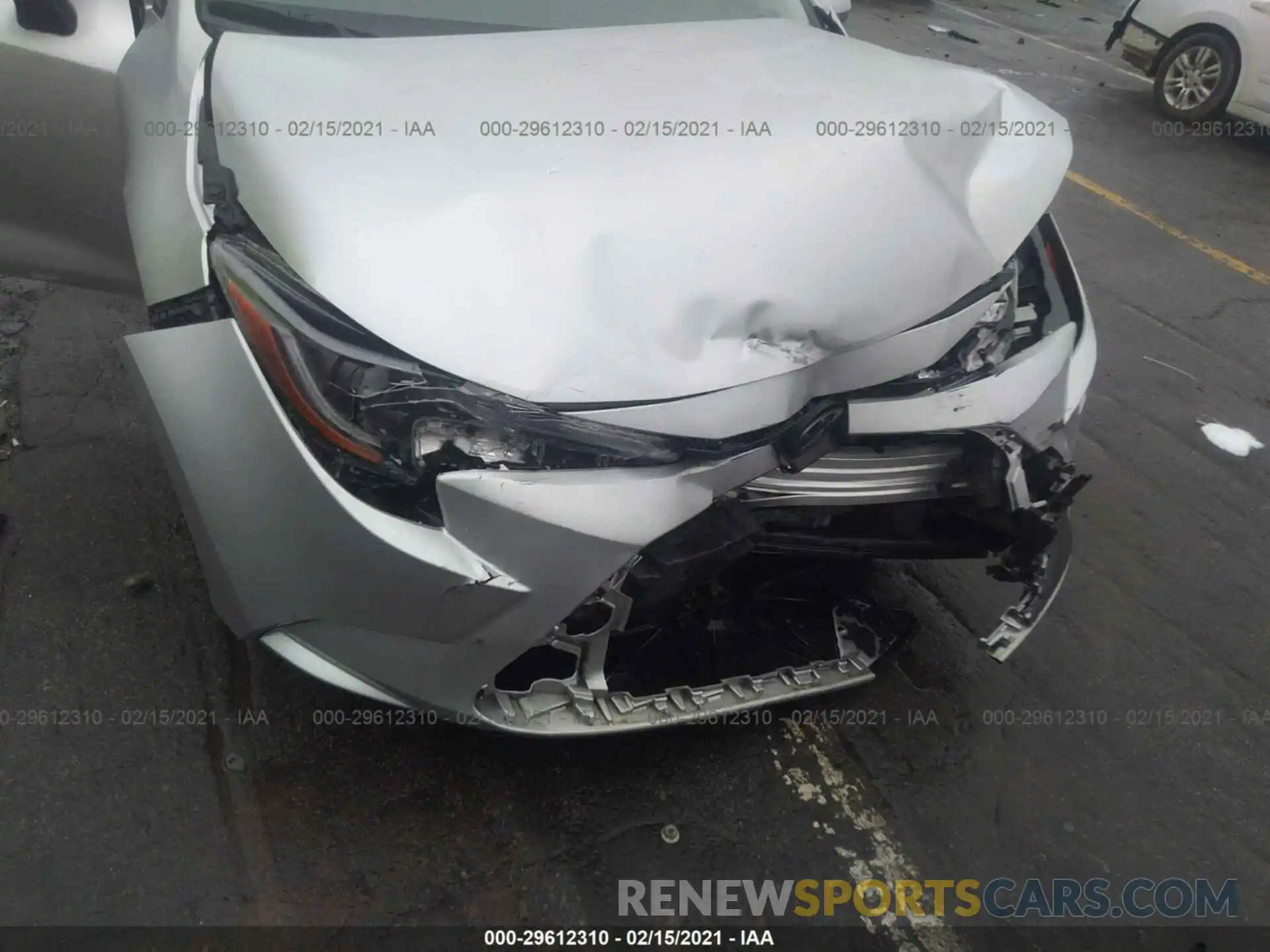 6 Photograph of a damaged car JTDDPRAE6LJ067275 TOYOTA COROLLA 2020