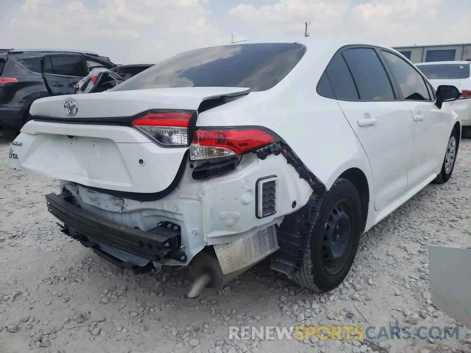 4 Photograph of a damaged car JTDDPRAE6LJ073898 TOYOTA COROLLA 2020