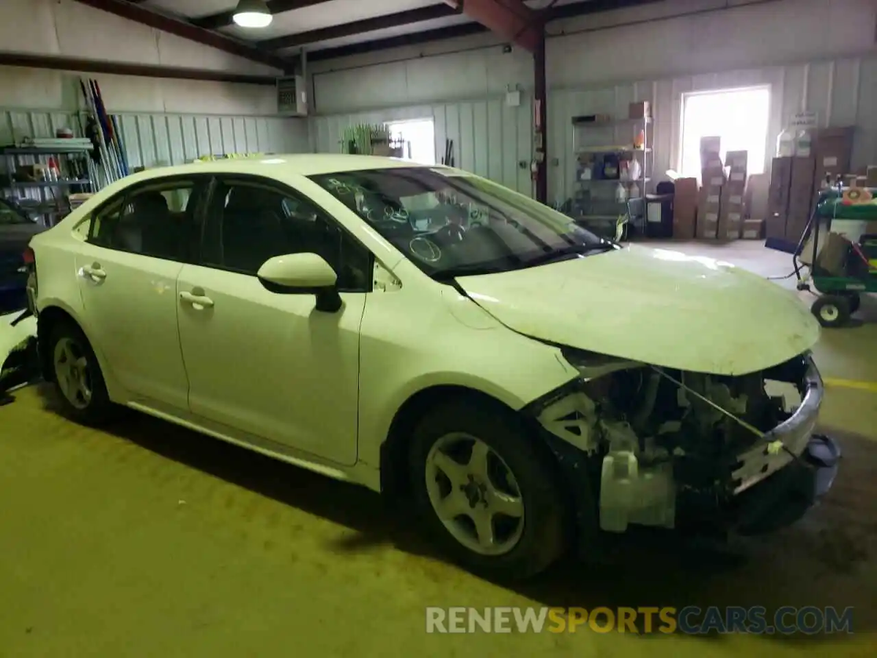 1 Photograph of a damaged car JTDDPRAE6LJ076820 TOYOTA COROLLA 2020