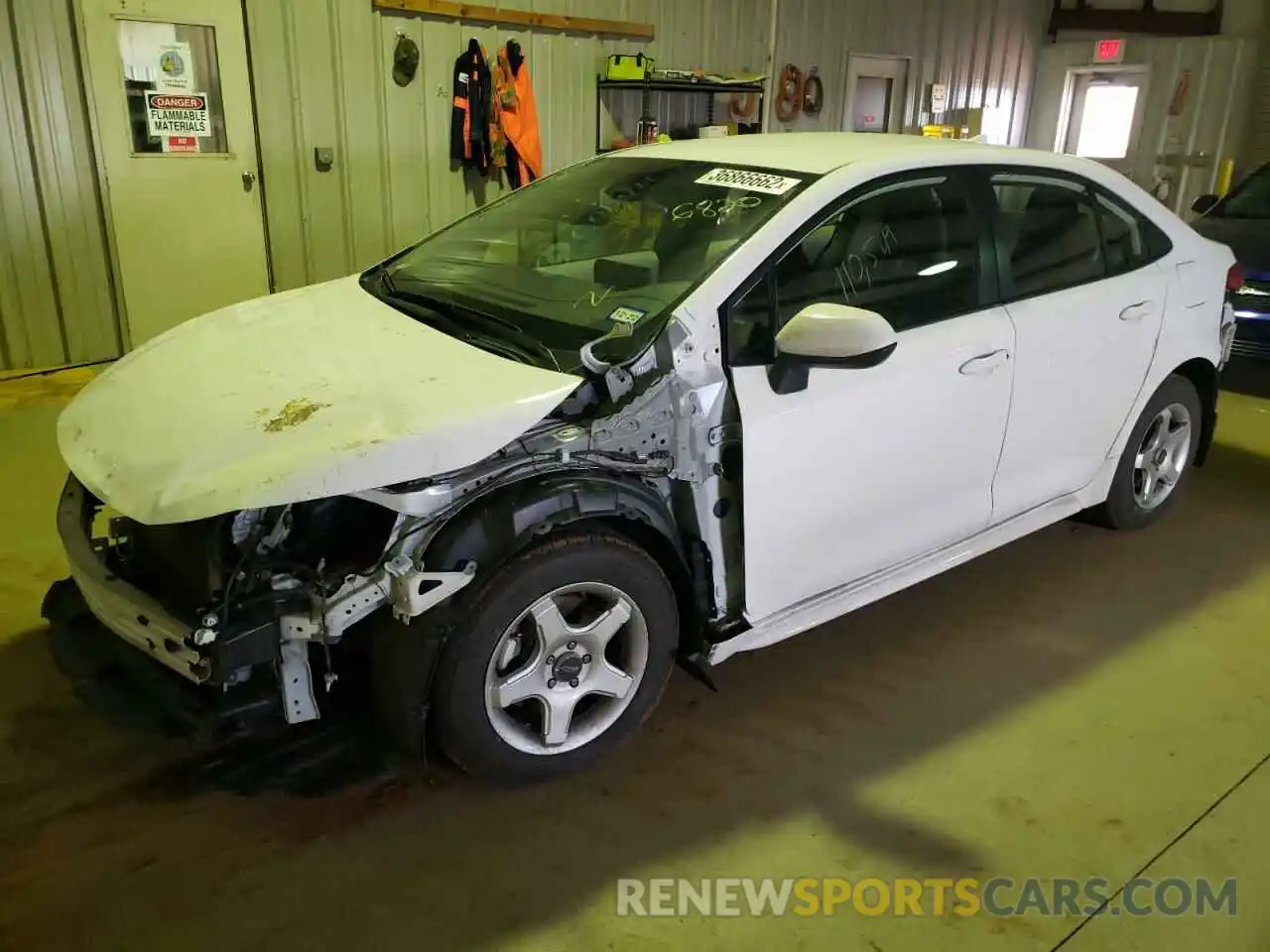 2 Photograph of a damaged car JTDDPRAE6LJ076820 TOYOTA COROLLA 2020