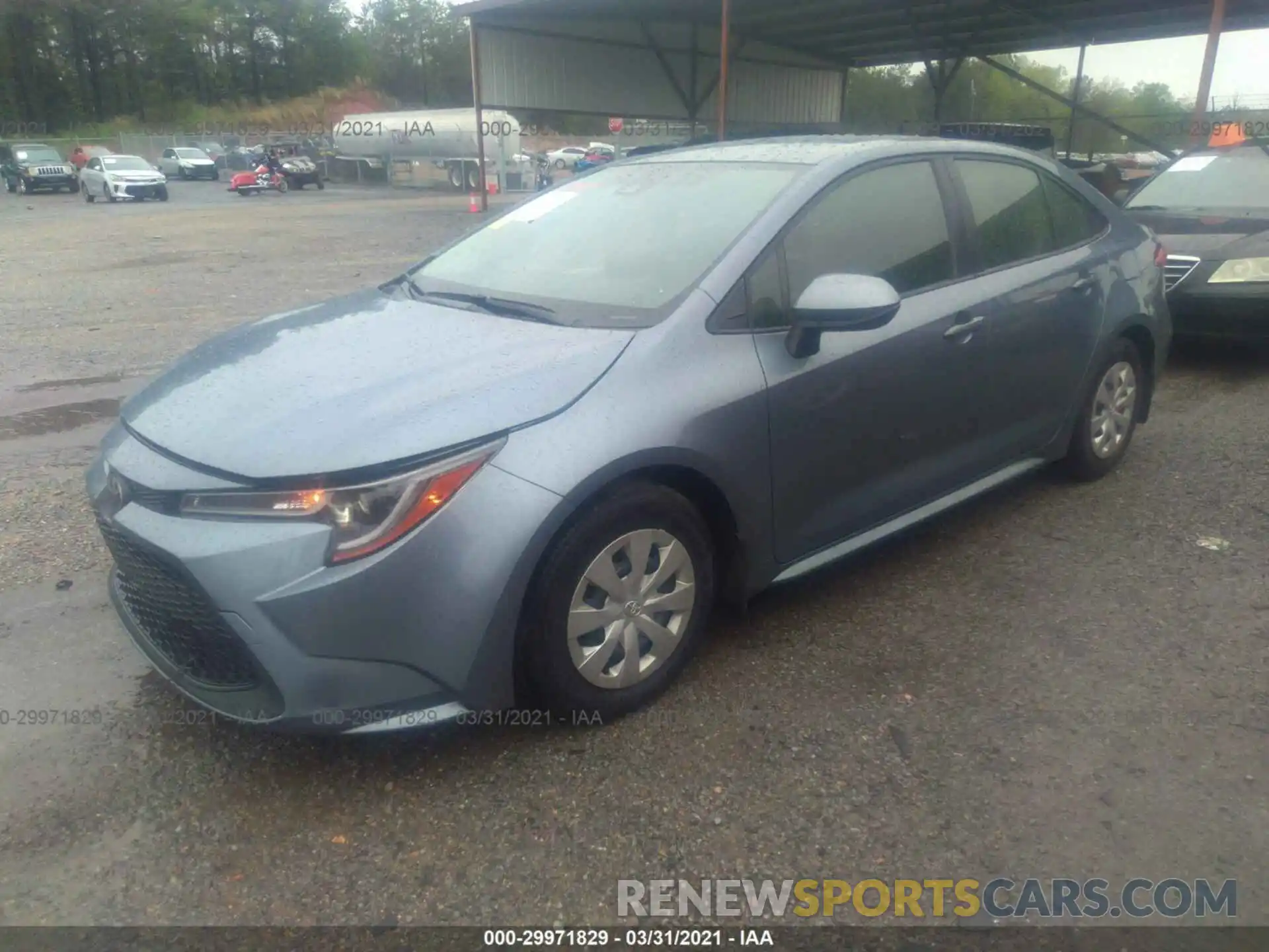 2 Photograph of a damaged car JTDDPRAE6LJ114403 TOYOTA COROLLA 2020