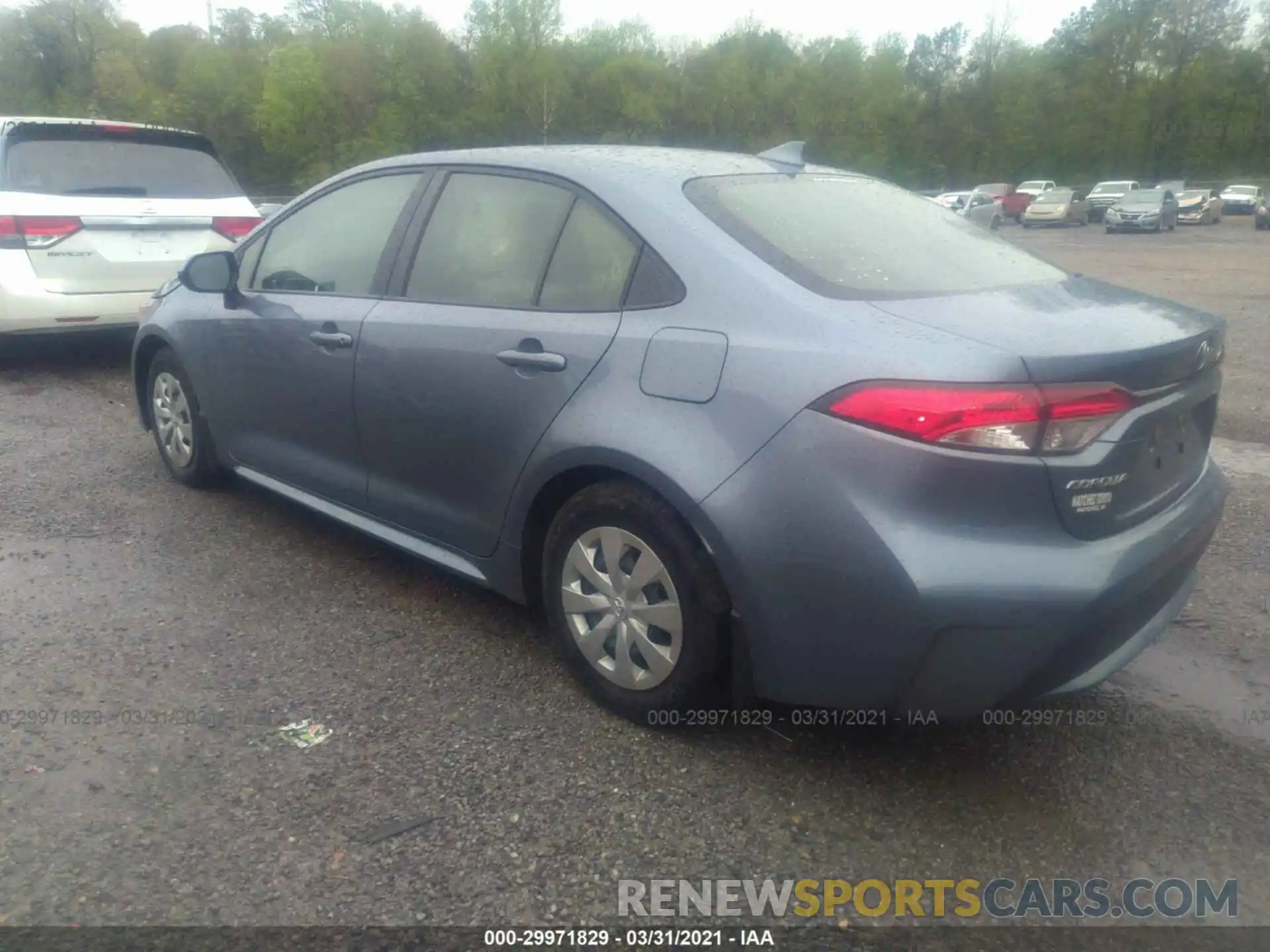 3 Photograph of a damaged car JTDDPRAE6LJ114403 TOYOTA COROLLA 2020