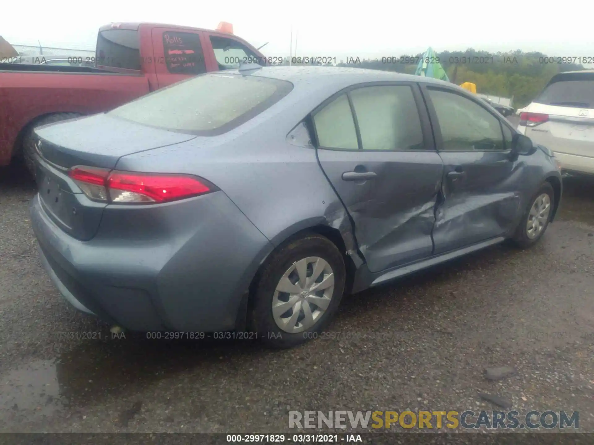 4 Photograph of a damaged car JTDDPRAE6LJ114403 TOYOTA COROLLA 2020