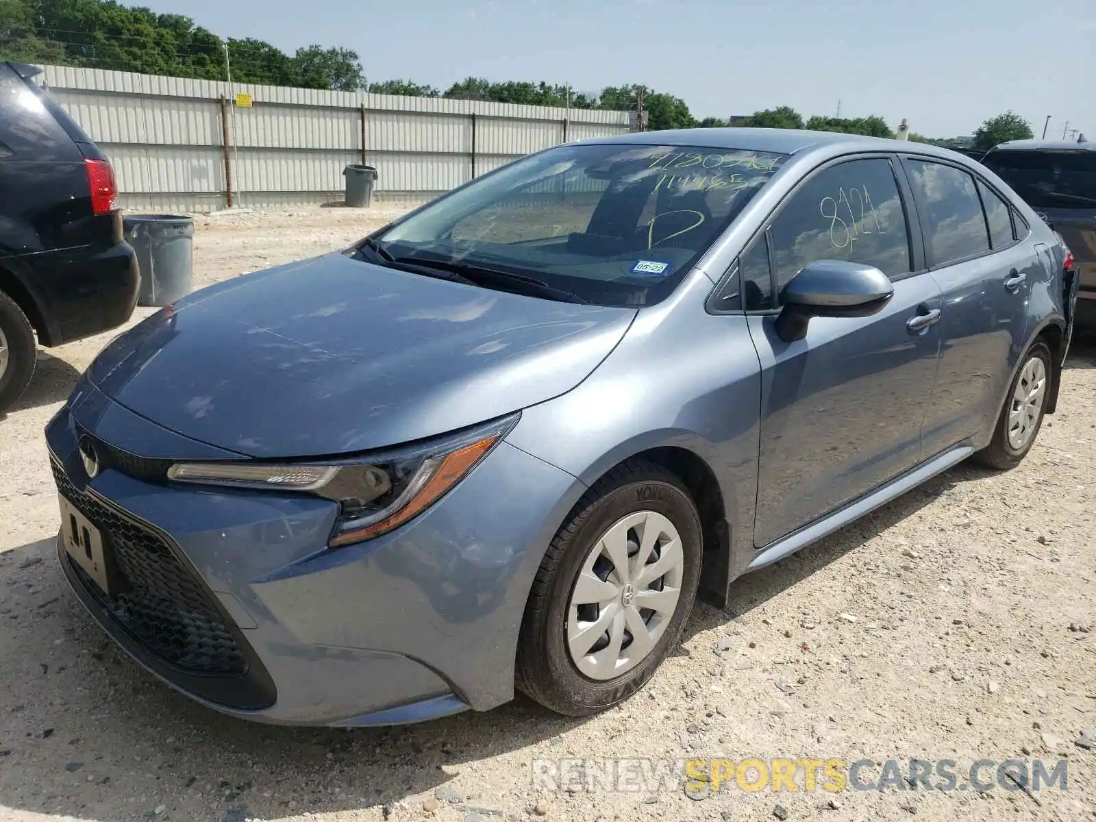 2 Photograph of a damaged car JTDDPRAE6LJ114465 TOYOTA COROLLA 2020