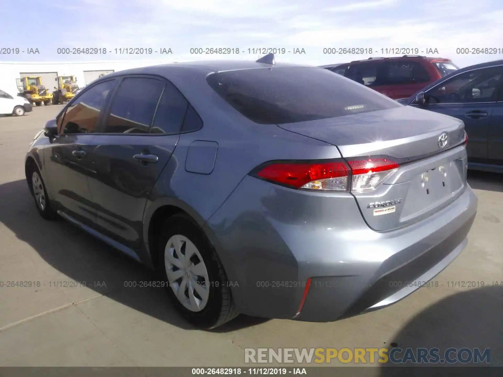 3 Photograph of a damaged car JTDDPRAE7LJ001754 TOYOTA COROLLA 2020