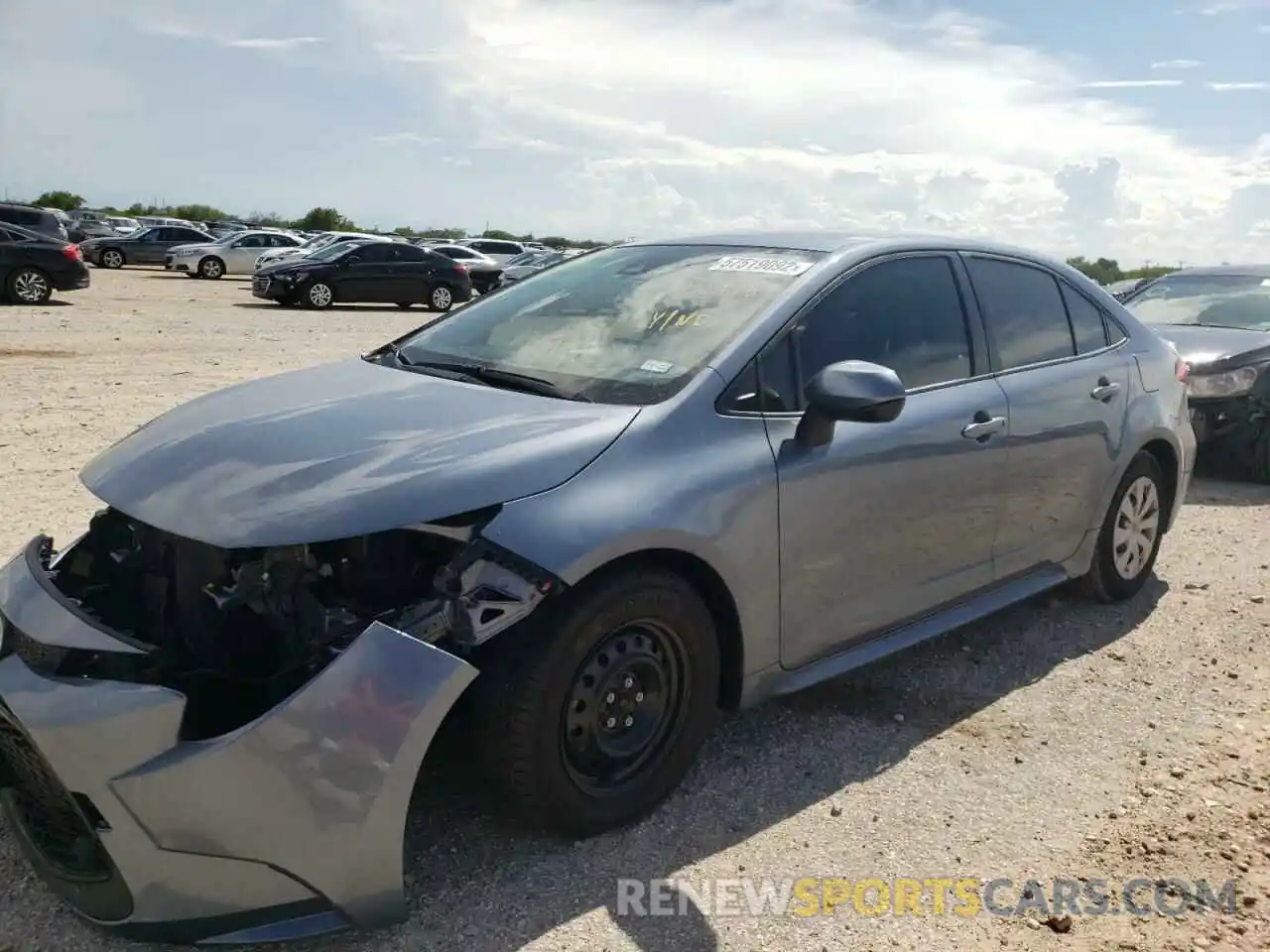 2 Photograph of a damaged car JTDDPRAE7LJ004718 TOYOTA COROLLA 2020