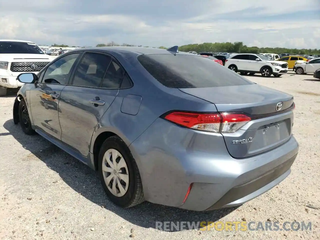 3 Photograph of a damaged car JTDDPRAE7LJ004718 TOYOTA COROLLA 2020