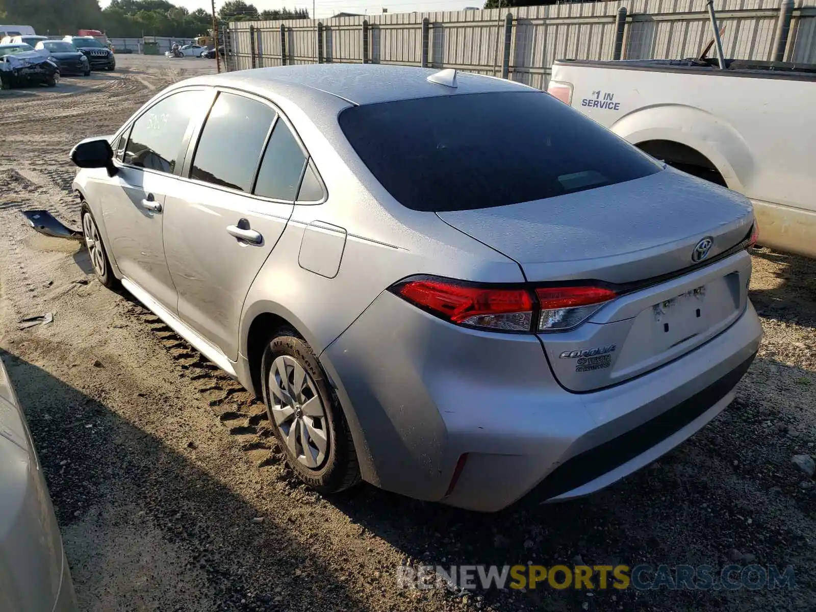 3 Photograph of a damaged car JTDDPRAE7LJ005075 TOYOTA COROLLA 2020