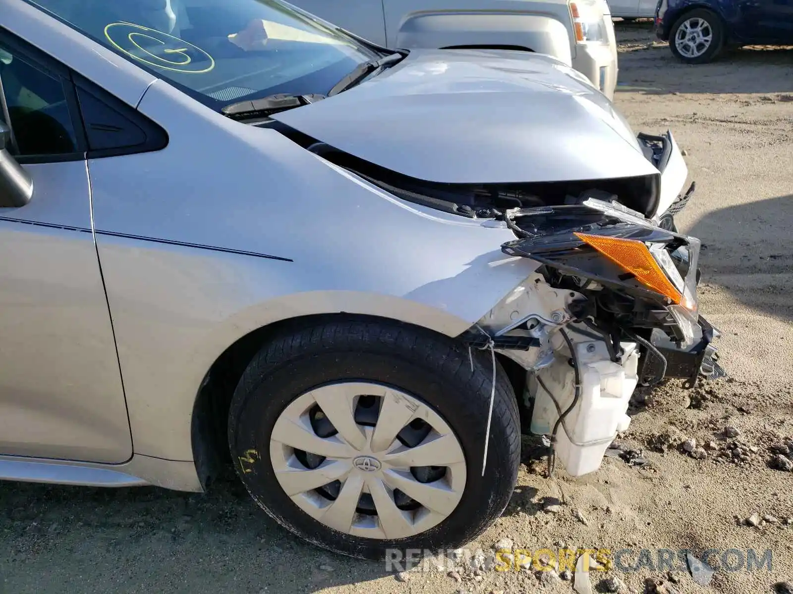 9 Photograph of a damaged car JTDDPRAE7LJ005075 TOYOTA COROLLA 2020