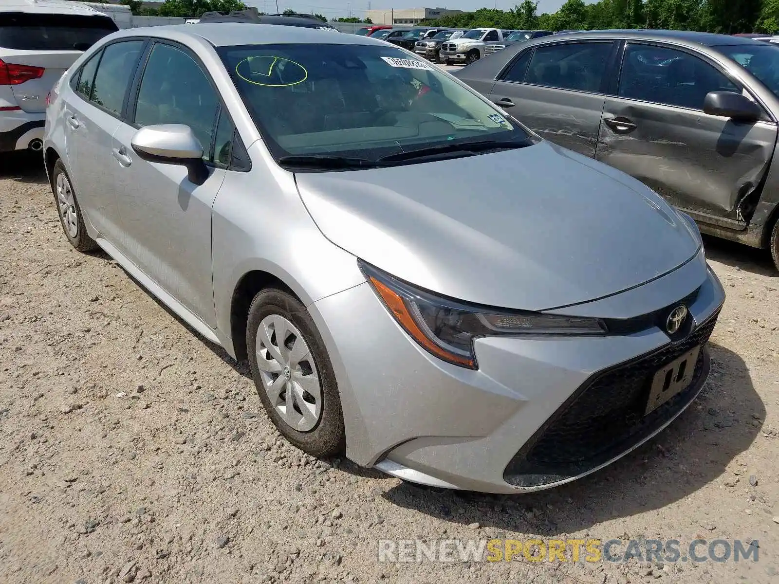 1 Photograph of a damaged car JTDDPRAE7LJ005545 TOYOTA COROLLA 2020