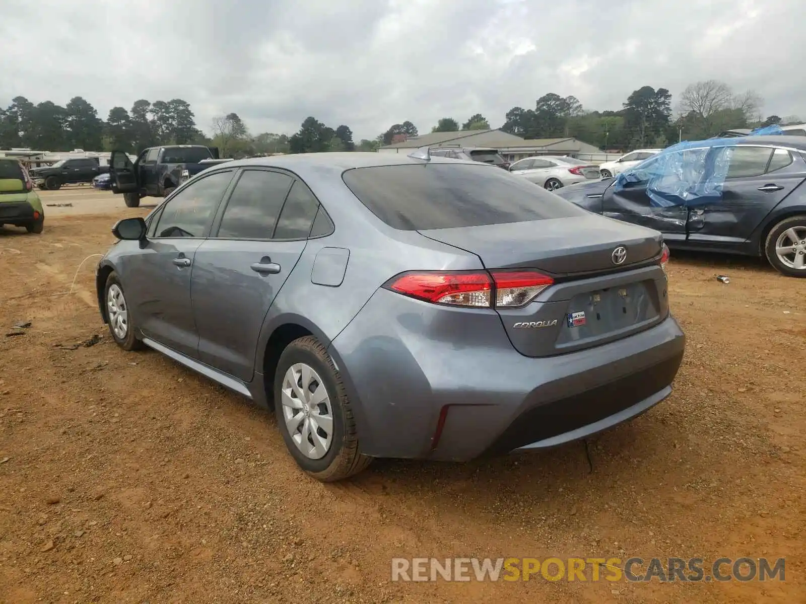 3 Photograph of a damaged car JTDDPRAE7LJ005576 TOYOTA COROLLA 2020