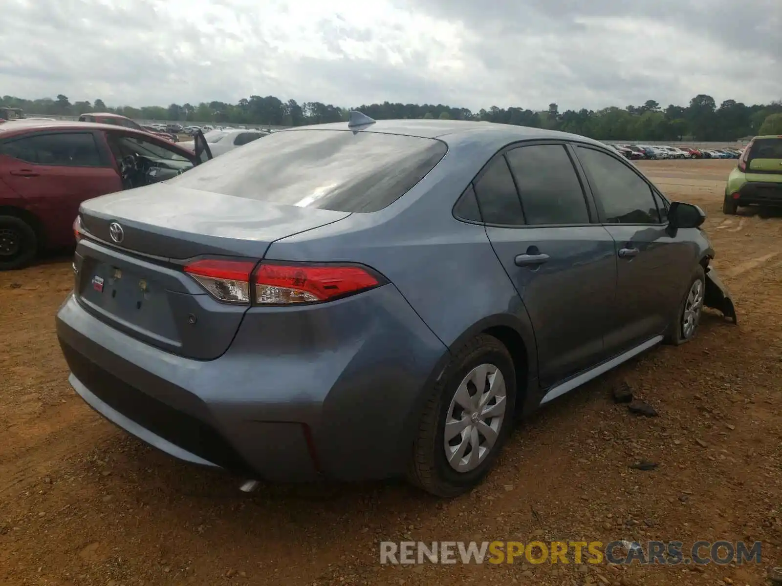 4 Photograph of a damaged car JTDDPRAE7LJ005576 TOYOTA COROLLA 2020