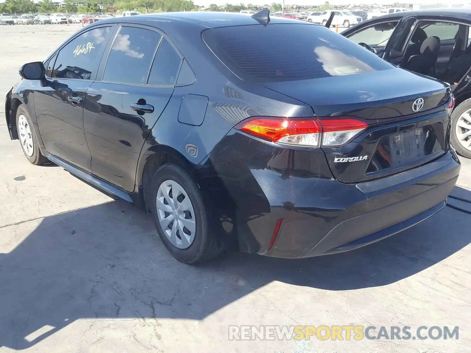 3 Photograph of a damaged car JTDDPRAE7LJ007506 TOYOTA COROLLA 2020