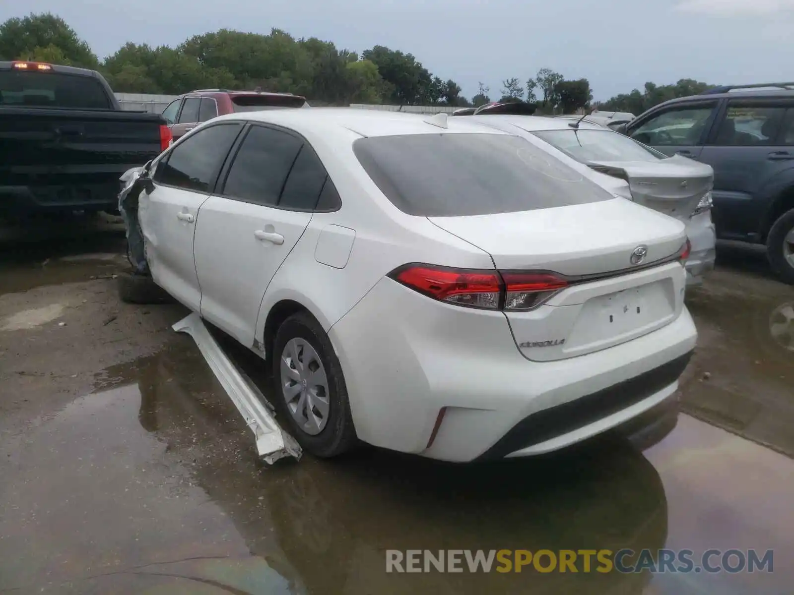 3 Photograph of a damaged car JTDDPRAE7LJ011829 TOYOTA COROLLA 2020