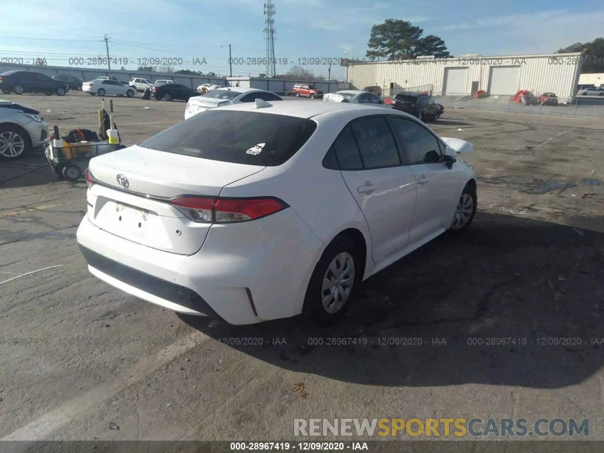 4 Photograph of a damaged car JTDDPRAE7LJ012432 TOYOTA COROLLA 2020