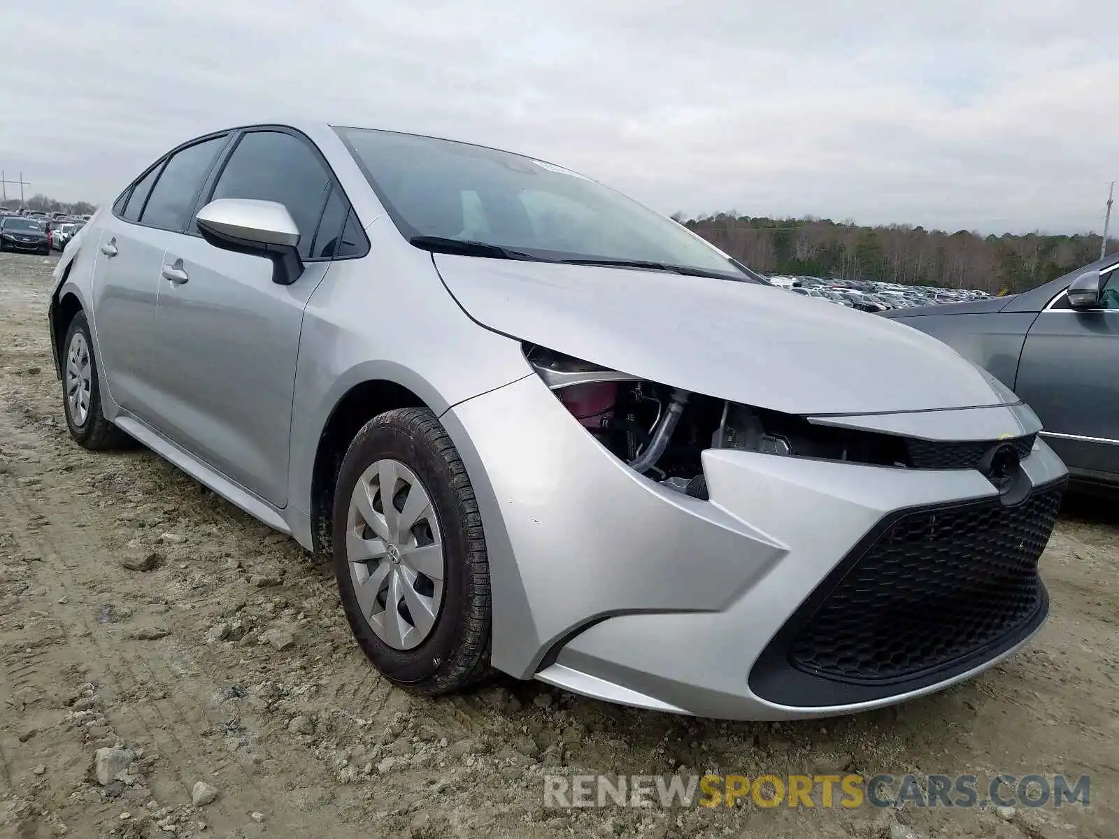 1 Photograph of a damaged car JTDDPRAE7LJ016352 TOYOTA COROLLA 2020