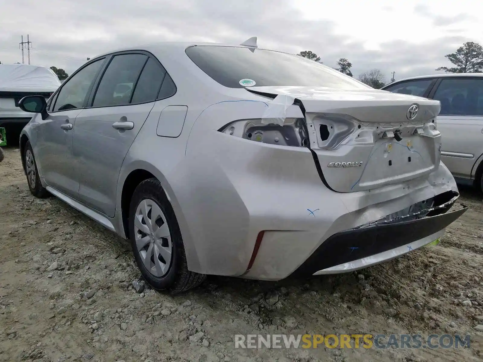 3 Photograph of a damaged car JTDDPRAE7LJ016352 TOYOTA COROLLA 2020