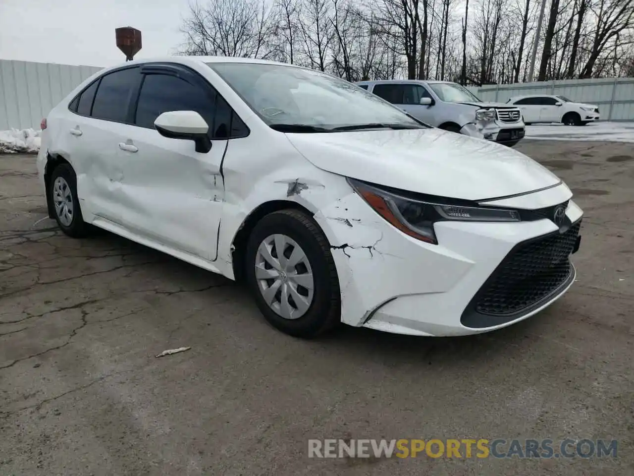 1 Photograph of a damaged car JTDDPRAE7LJ018411 TOYOTA COROLLA 2020