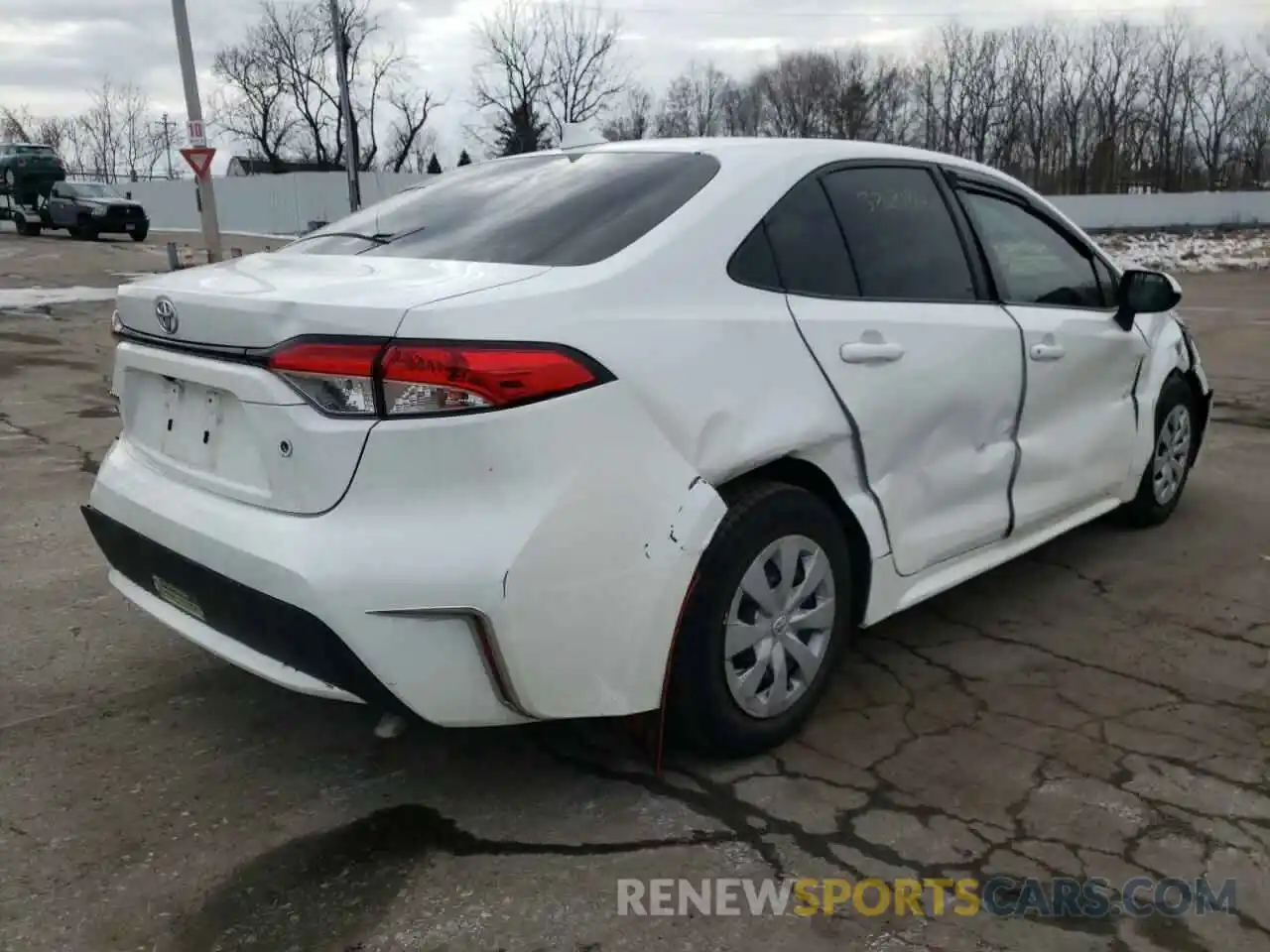 4 Photograph of a damaged car JTDDPRAE7LJ018411 TOYOTA COROLLA 2020