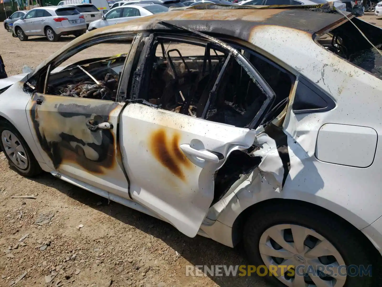 10 Photograph of a damaged car JTDDPRAE7LJ023253 TOYOTA COROLLA 2020