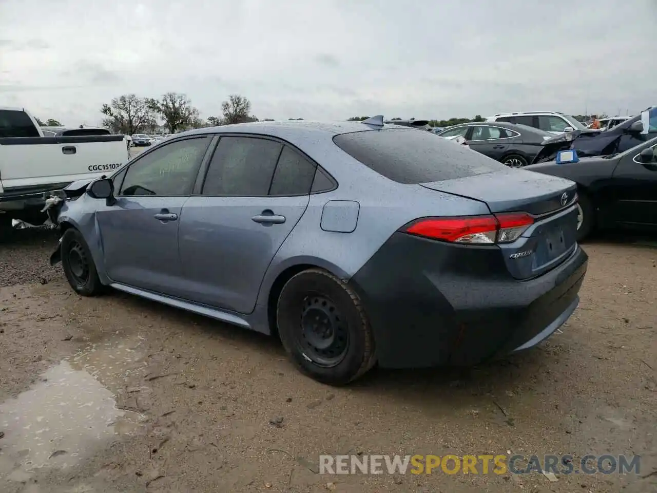 2 Photograph of a damaged car JTDDPRAE7LJ047701 TOYOTA COROLLA 2020