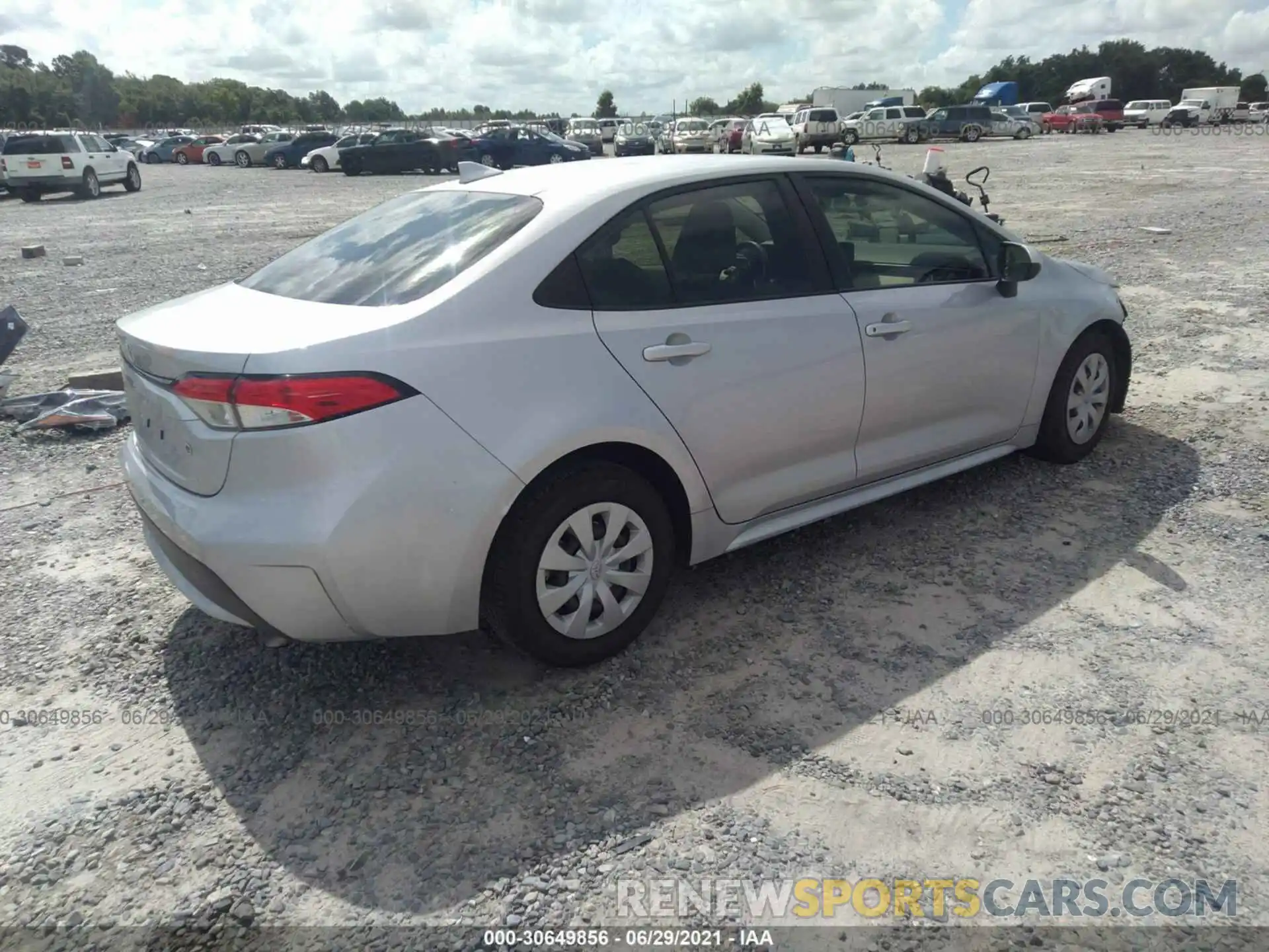 4 Photograph of a damaged car JTDDPRAE7LJ058844 TOYOTA COROLLA 2020