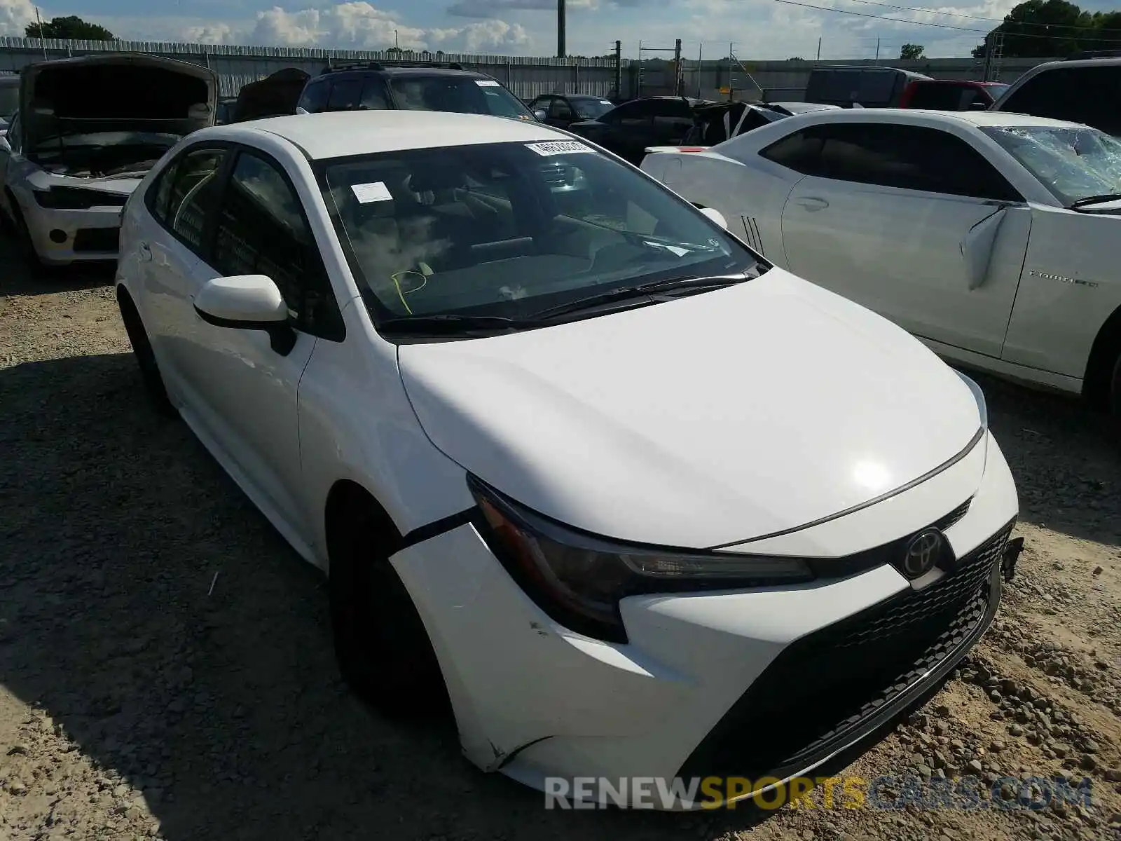 1 Photograph of a damaged car JTDDPRAE7LJ060190 TOYOTA COROLLA 2020