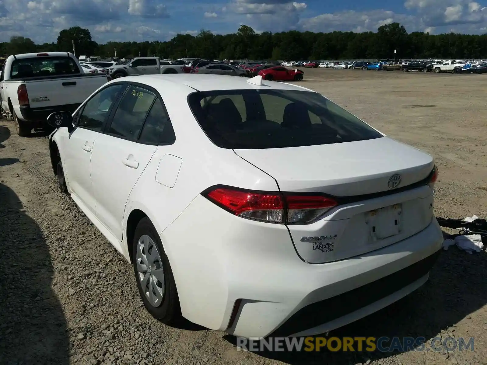 3 Photograph of a damaged car JTDDPRAE7LJ060190 TOYOTA COROLLA 2020