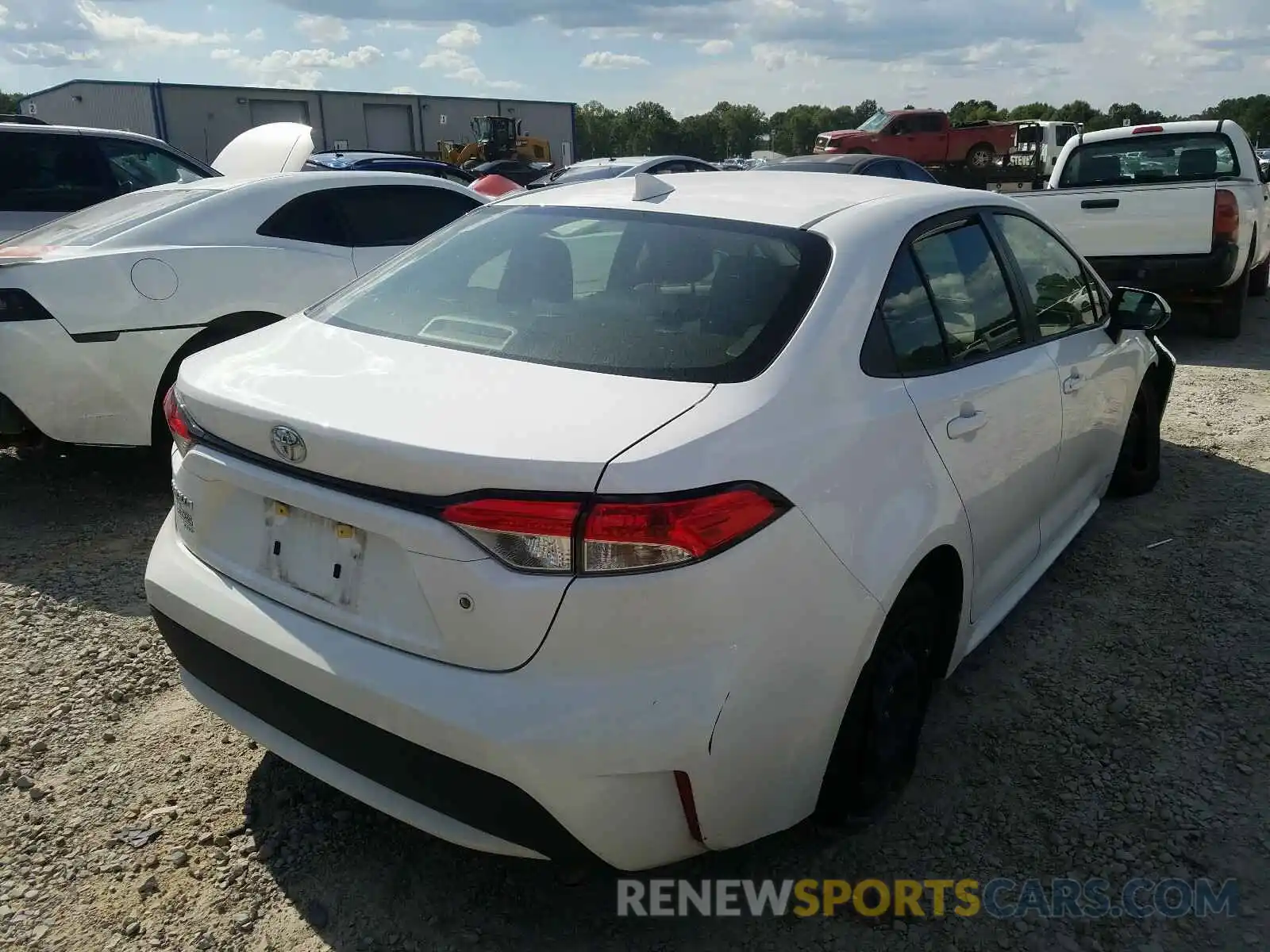 4 Photograph of a damaged car JTDDPRAE7LJ060190 TOYOTA COROLLA 2020