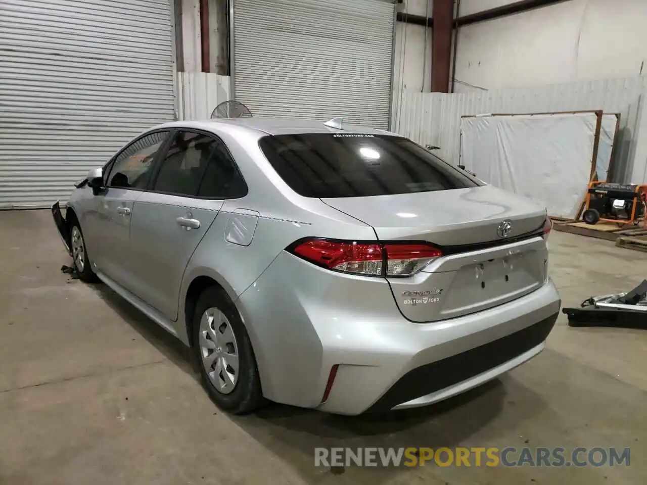 3 Photograph of a damaged car JTDDPRAE7LJ062179 TOYOTA COROLLA 2020