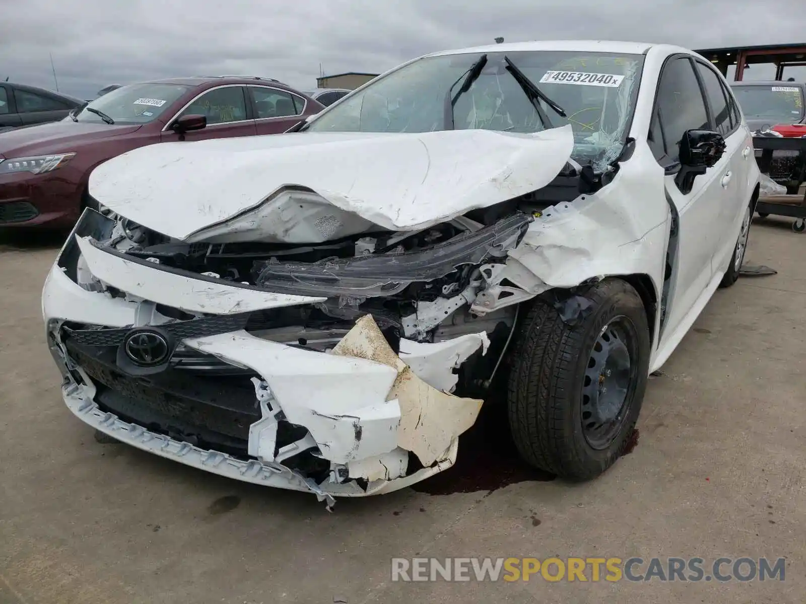 9 Photograph of a damaged car JTDDPRAE7LJ075577 TOYOTA COROLLA 2020