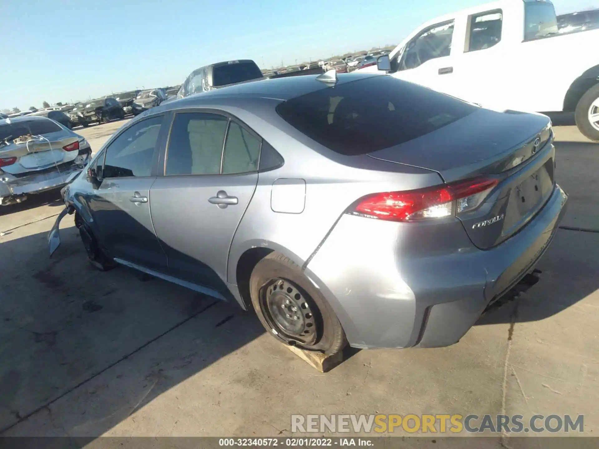 3 Photograph of a damaged car JTDDPRAE7LJ102311 TOYOTA COROLLA 2020