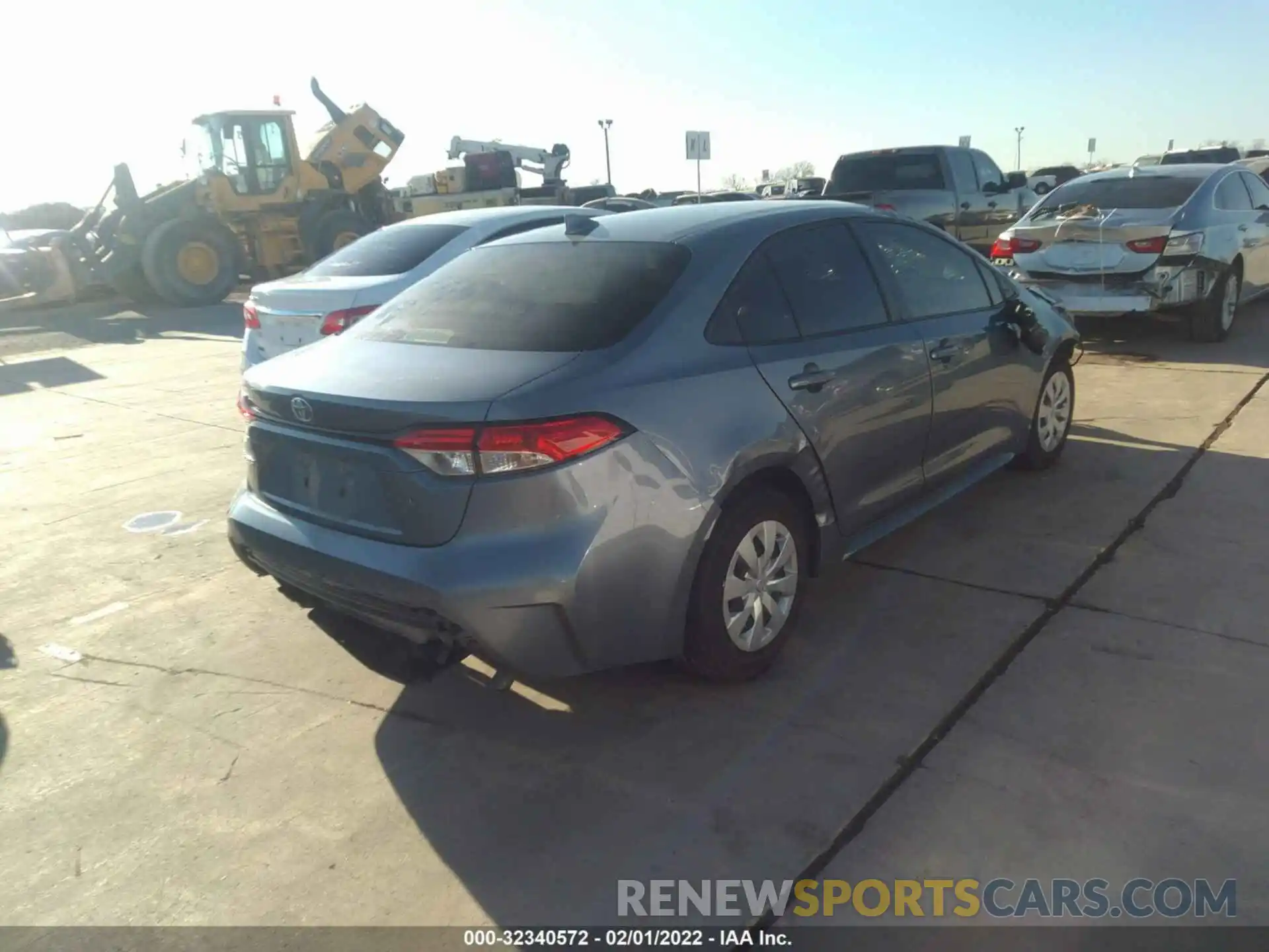 4 Photograph of a damaged car JTDDPRAE7LJ102311 TOYOTA COROLLA 2020