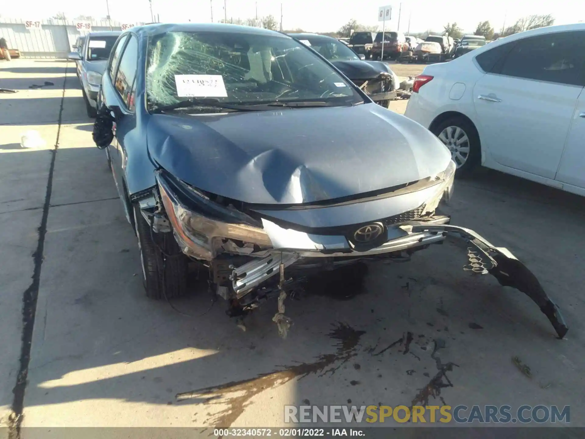 6 Photograph of a damaged car JTDDPRAE7LJ102311 TOYOTA COROLLA 2020