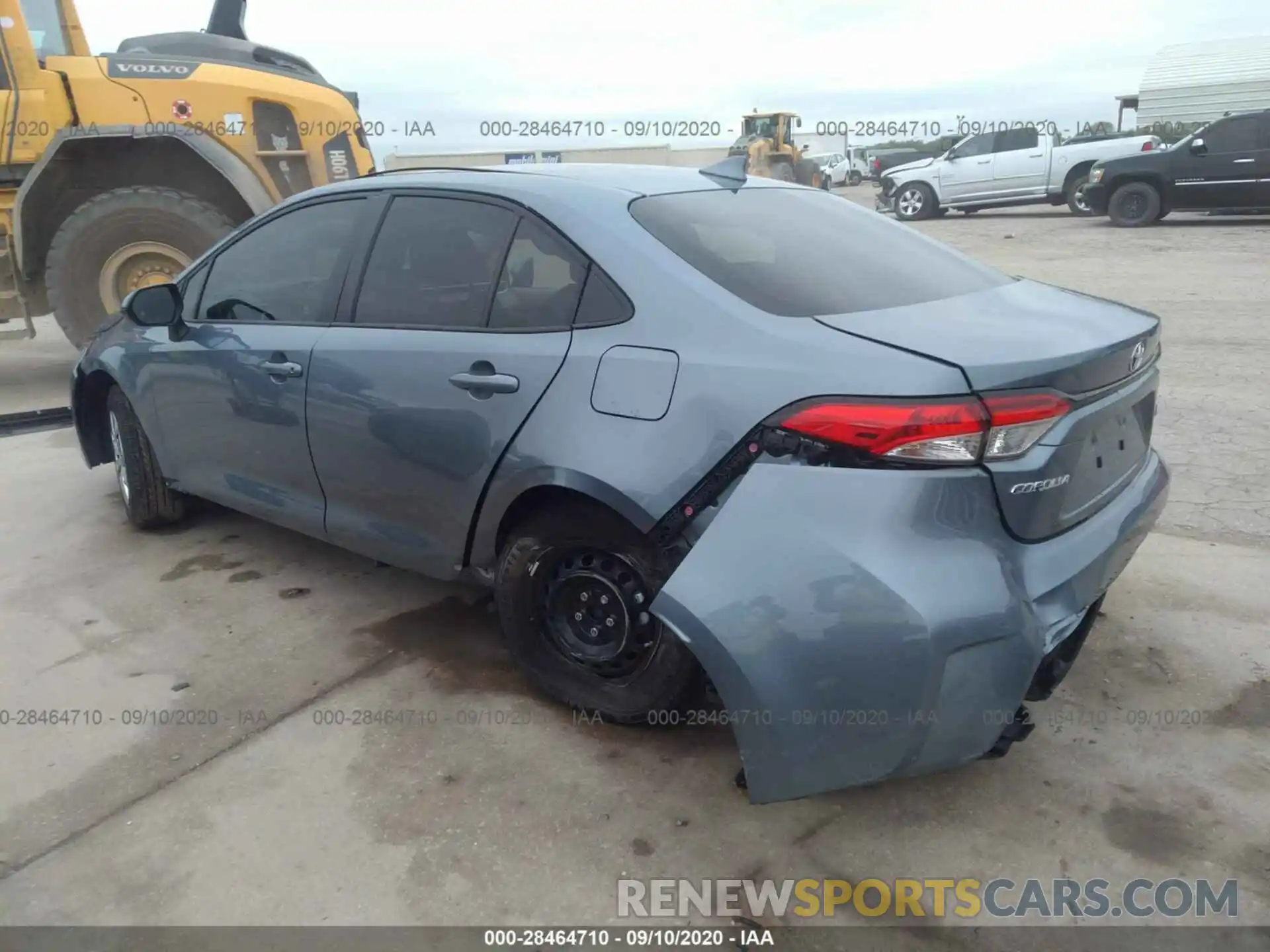 3 Photograph of a damaged car JTDDPRAE7LJ115611 TOYOTA COROLLA 2020